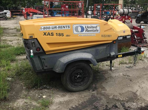 2014 Atlas Copco XAS185JD Air Compressor