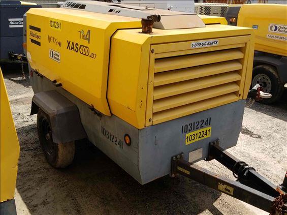 2014 Atlas Copco XAS400JD7IT4EB Air Compressor