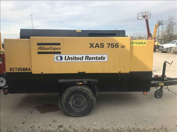 2010 Atlas Copco XAS750CD6 Air Compressor
