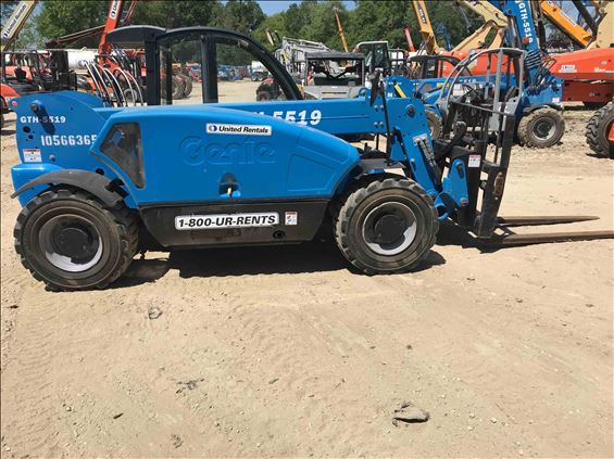2017 Genie GTH-5519 Rough Terrain Forklift