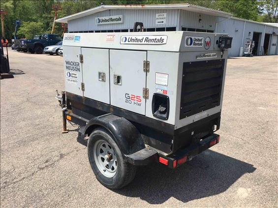 2017 Wacker Neuson G25 T4F Diesel Generator