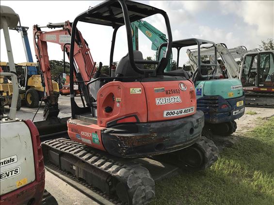 2016 Kubota KX057-4R1 Mini-Excavator