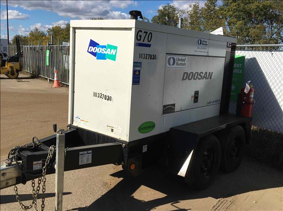2014 Doosan G70WJD-2A-FX-T3 Diesel Generator