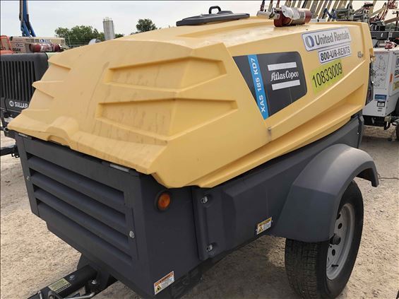 2018 Atlas Copco XAS185KD7 FT4 Air Compressor