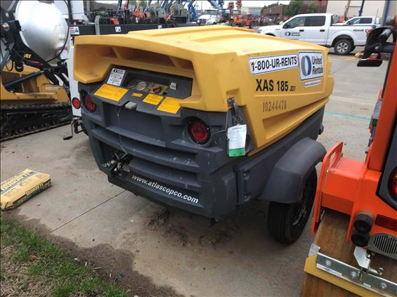 2014 Atlas Copco XAS185JD Air Compressor