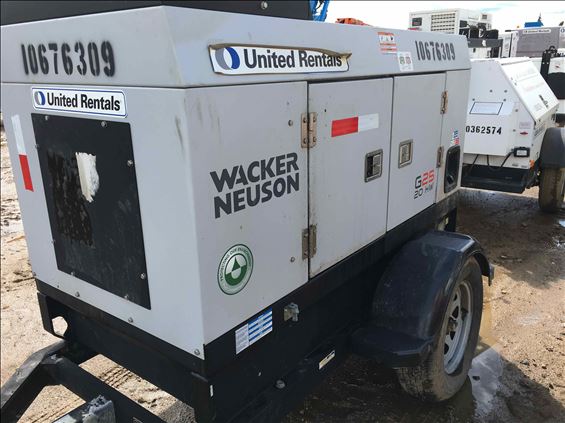 2017 Wacker Neuson G25 T4I Diesel Generator