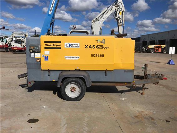 2014 Atlas Copco XAS750JDIT4 Air Compressor