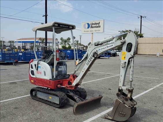 2016 Takeuchi TB216 Mini-Excavator