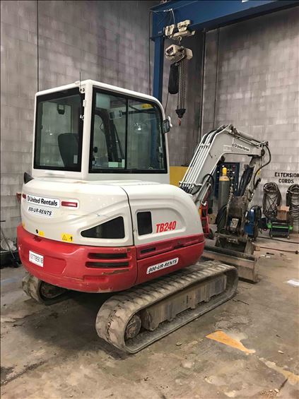 2018 Takeuchi TB240C Mini-Excavator