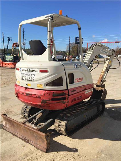 2015 Takeuchi TB230 Mini-Excavator