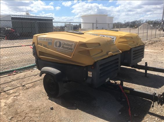 2015 Atlas Copco XAS185KD7 IT4 Air Compressor