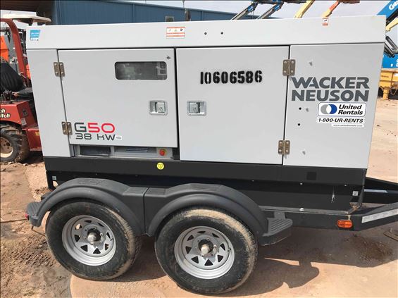 2017 Wacker Neuson G50 T4F Diesel Generator