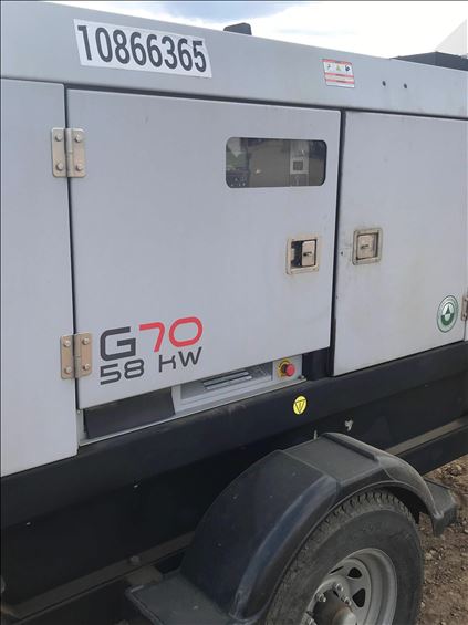 2018 Wacker Neuson G70 T3 Diesel Generator