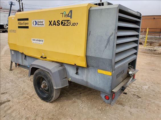 2013 Atlas Copco XAS750JDIT4HB Air Compressor
