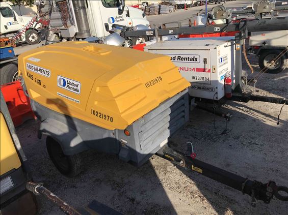 2014 Atlas Copco XAS185JD Air Compressor