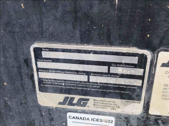 2017 JLG 1055 Forklift