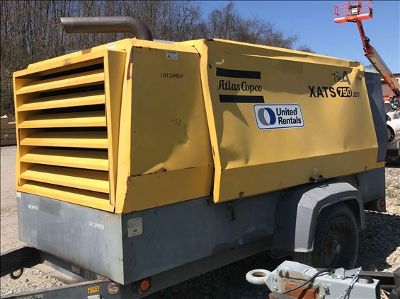 2013 Atlas Copco XATS750JD Air Compressor