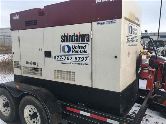 2014 SHINDAIWA DGK100D Diesel Generator