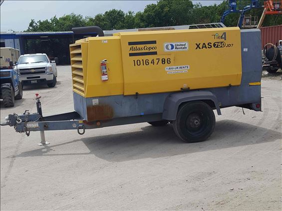 2013 Atlas Copco XAS750JDIT4 Air Compressor
