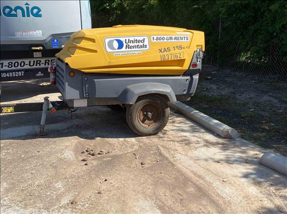 2015 Atlas Copco XAS185KD7 IT4 Air Compressor