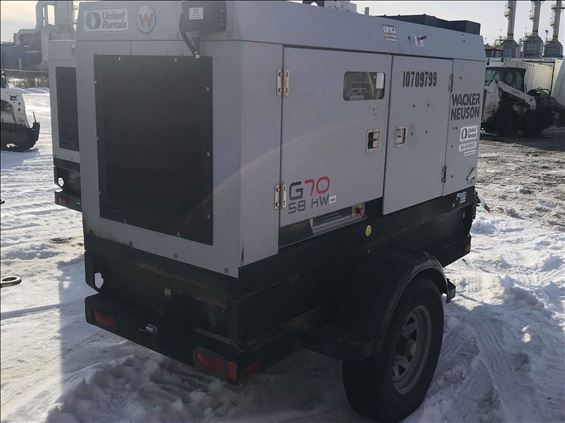 2018 Wacker Neuson G70 T3 Diesel Generator