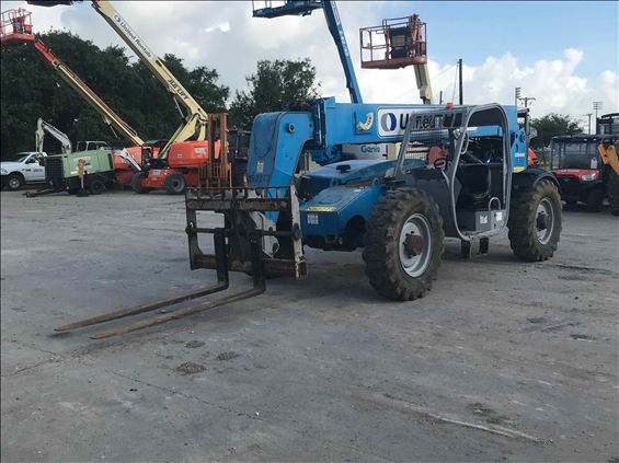 2013 Genie GTH844D(T4I) Rough Terrain Forklift