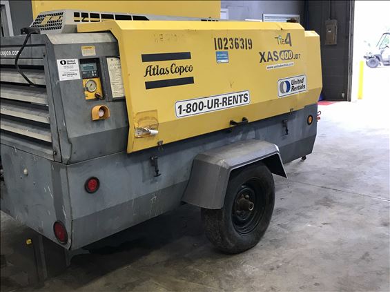 2014 Atlas Copco XAS400JD Air Compressor