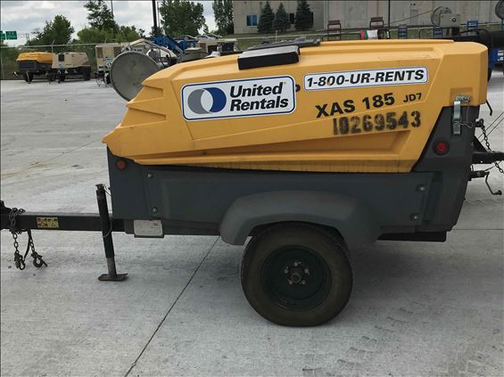 2014 Atlas Copco XAS185JD Air Compressor