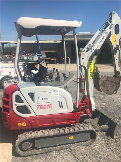 2016 Takeuchi TB216 Mini-Excavator