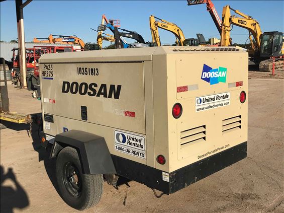 2015 Doosan P425/HP375WCUT4 Air Compressor