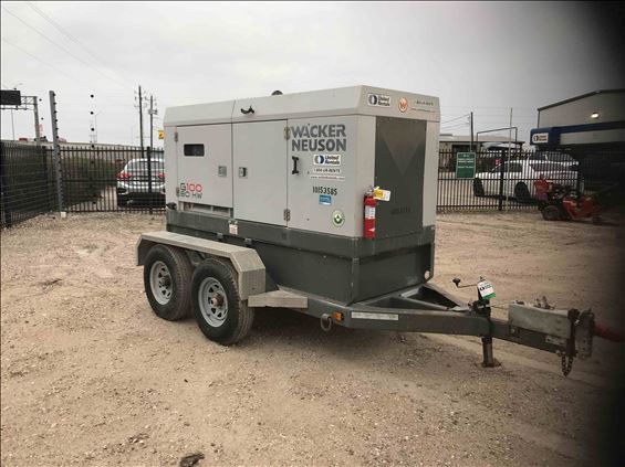 2013 Wacker Neuson G 100 Diesel Generator