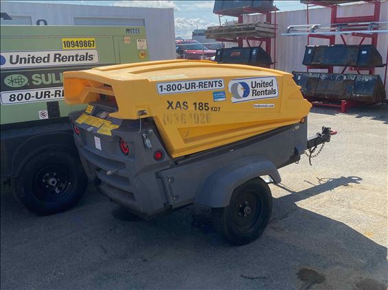 2015 Atlas Copco XAS185KD7 IT4 Air Compressor