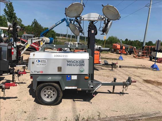 2017 Wacker Neuson LTW8K Towable Light Tower