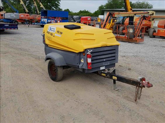 2014 Atlas Copco XAS185JD Air Compressor