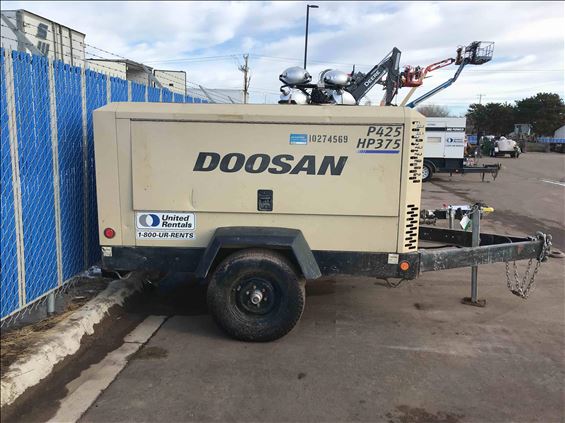 2014 Doosan P425/HP375WCUT4 Air Compressor