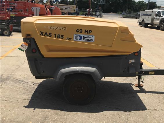 2014 Atlas Copco XAS185JD Air Compressor