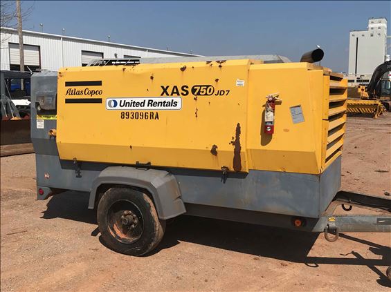 2011 Atlas Copco XAS750JDT3 Air Compressor