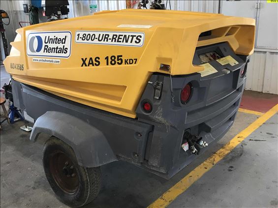 2015 Atlas Copco XAS185KD7 IT4 Air Compressor