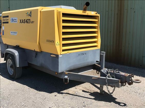 2014 Atlas Copco XAS750 JDIT4 Air Compressor