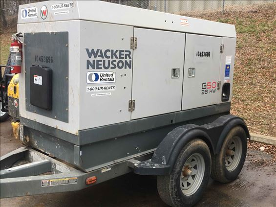 2016 Wacker Neuson G50 T4F Diesel Generator