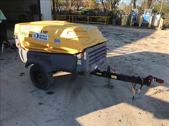 2014 Atlas Copco XAS185JD Air Compressor
