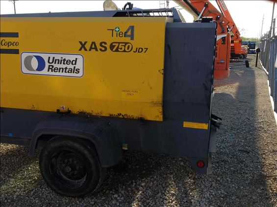 2012 Atlas Copco XAS750JDIT4HB Air Compressor