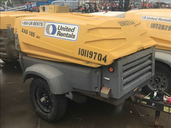 2013 Atlas Copco XAS185JD Air Compressor