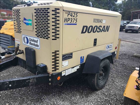 2014 Doosan P425/HP375WCUT4 Air Compressor