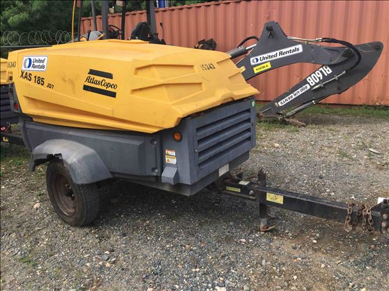 2013 Atlas Copco XAS185 Air Compressor