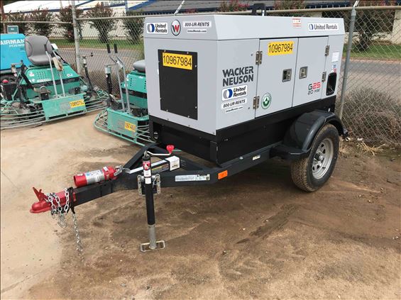 2019 Wacker Neuson G25 T4F Diesel Generator