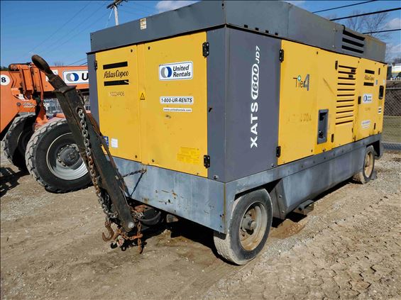 2014 Atlas Copco XATS1600 JD7 Air Compressor