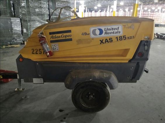 2015 Atlas Copco XAS185 Air Compressor