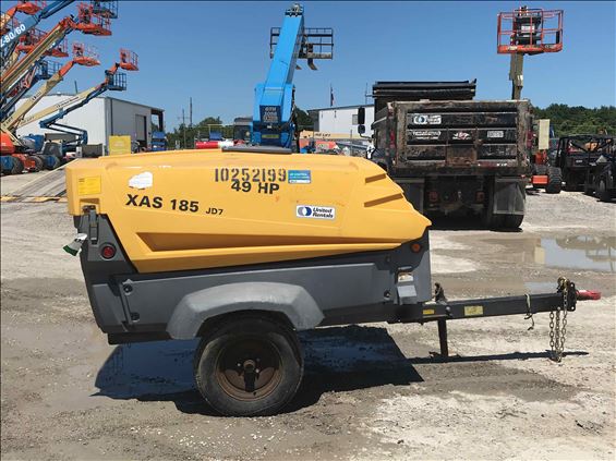 2014 Atlas Copco XAS185JD Air Compressor