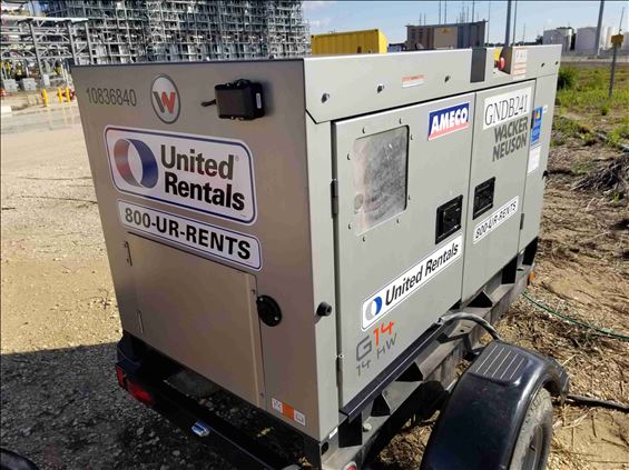 2018 Wacker Neuson G14 Portable Generator